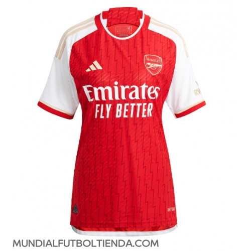 Camiseta Arsenal Primera Equipación Replica 2023-24 para mujer mangas cortas